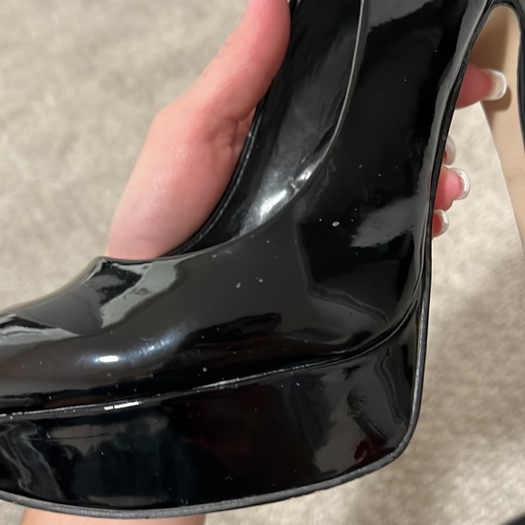 Aldo patent leather platform stiletto black heels - Picture 8 of 16